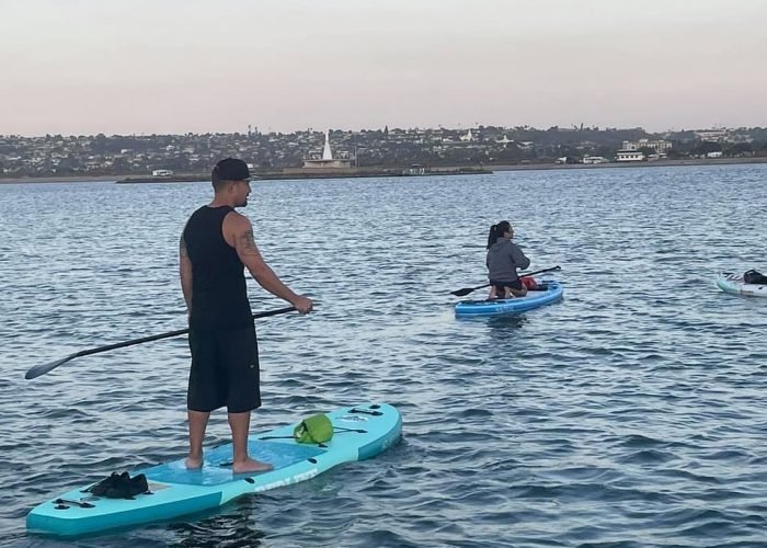 mission bay paddleboarding